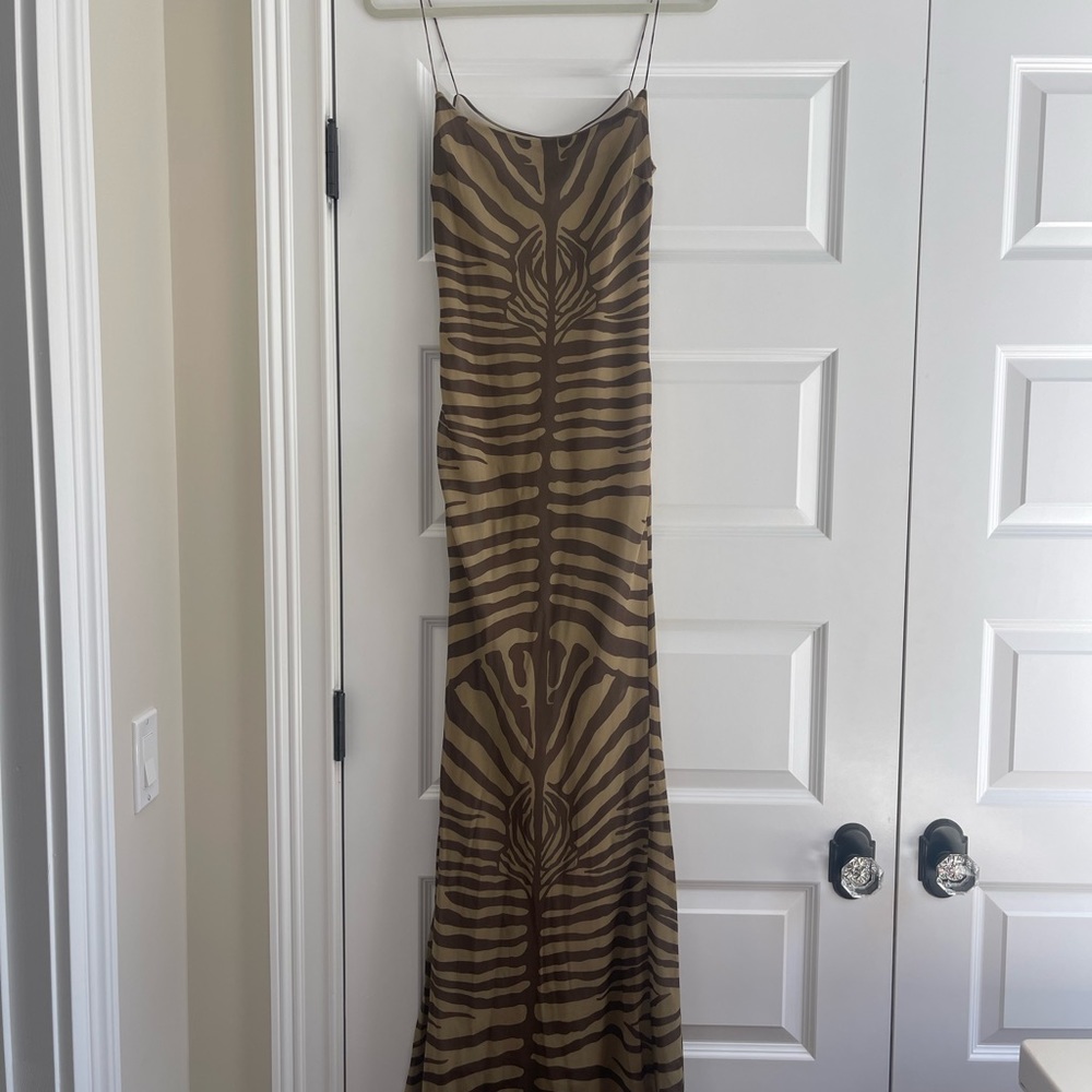 Ronny Kobo, Scarlette Stripe Silk Dress